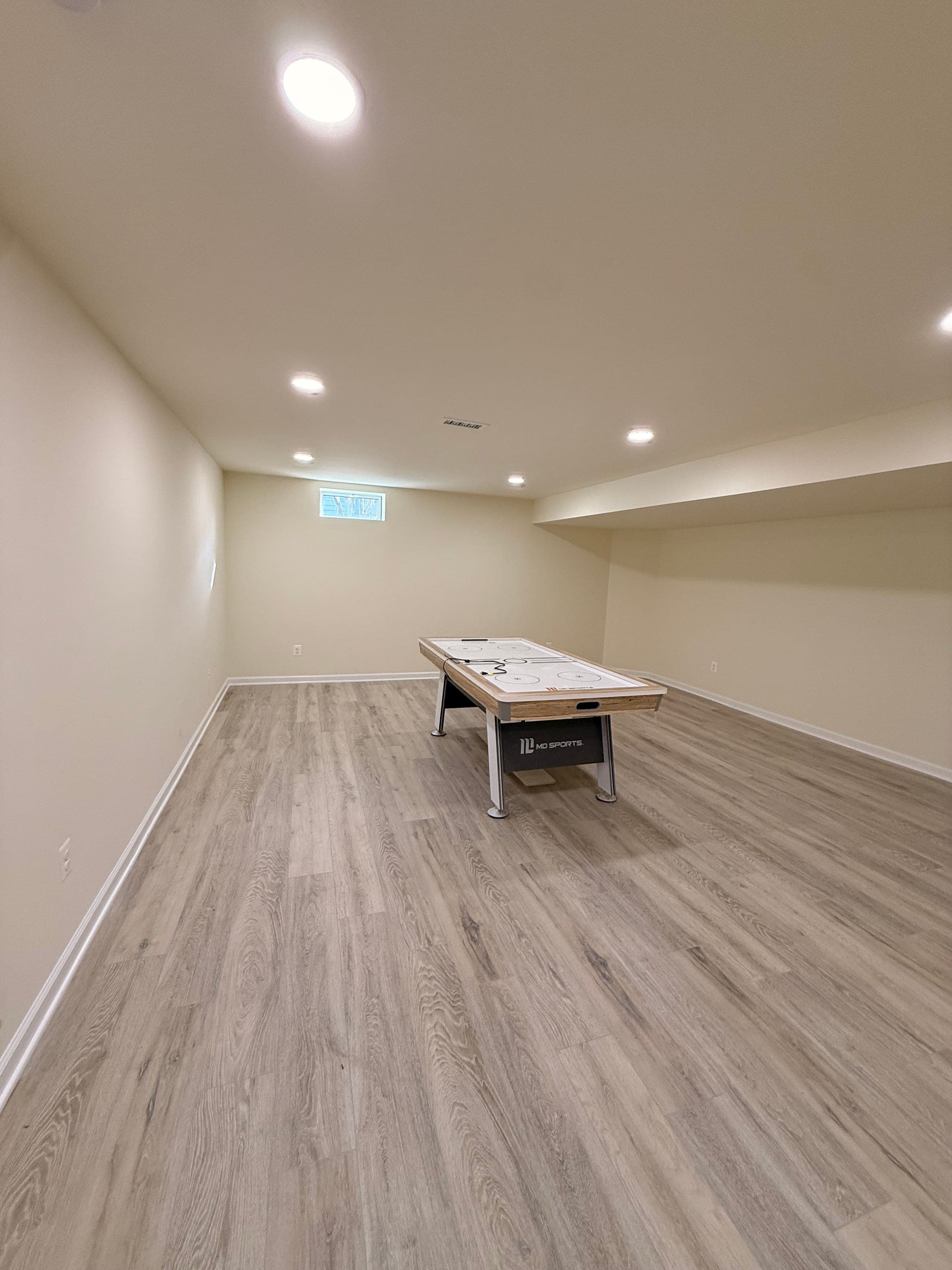Game-Room Basement, Full Finish, Northern Virginia — finished work, photo 1