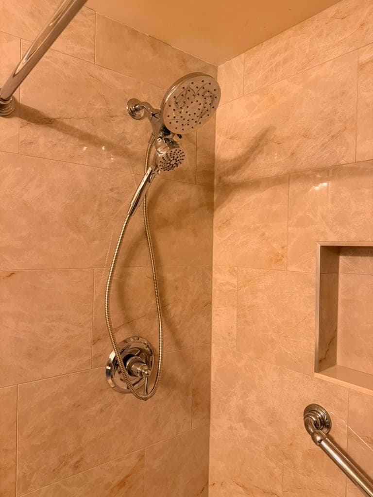 Accessible Bath, Tub-to-Shower Conversion, Northern Virginia — finished work, photo 4