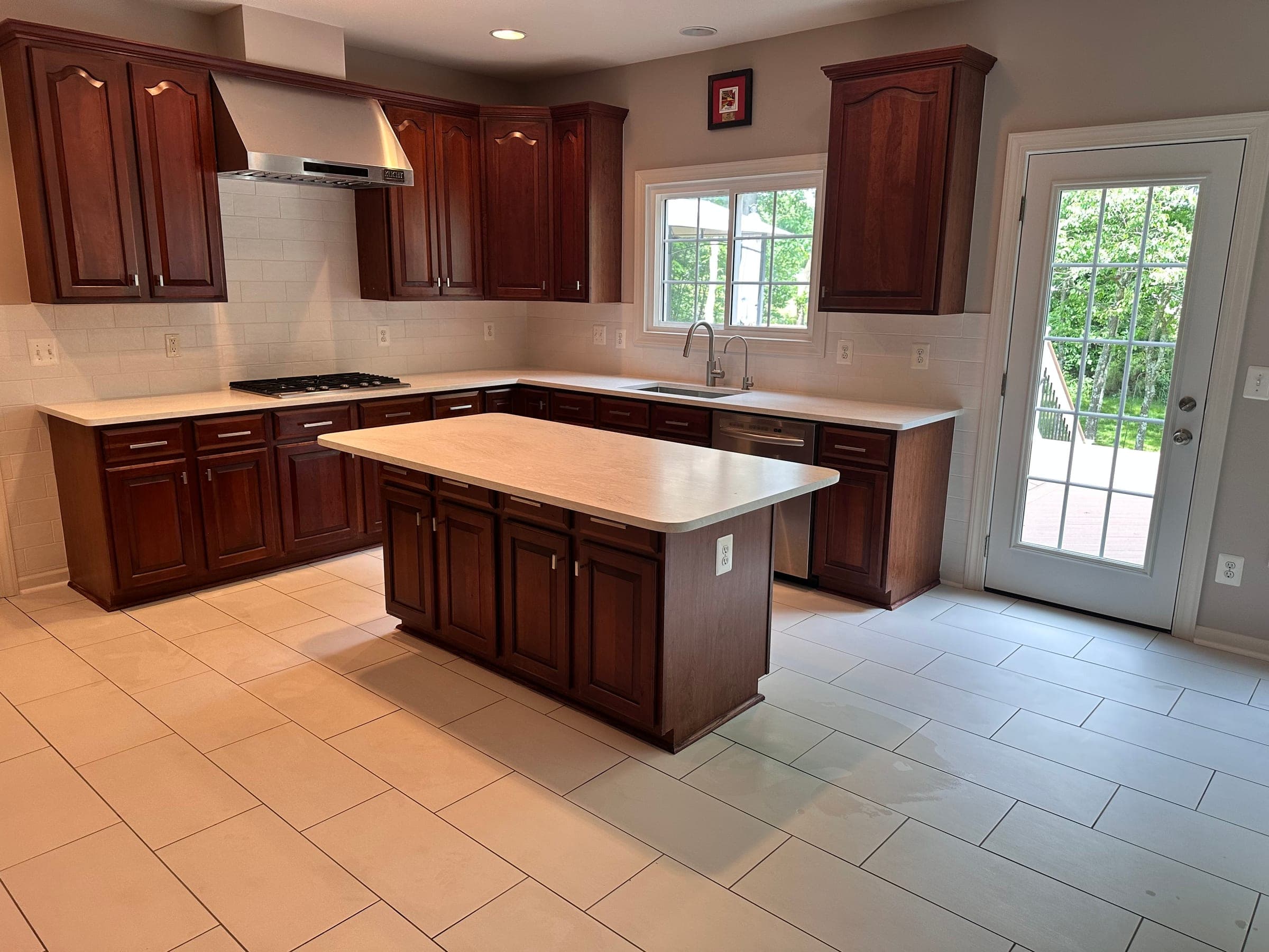 Kitchen Refresh, Cherry Cabinets, Northern Virginia — finished work, photo 1