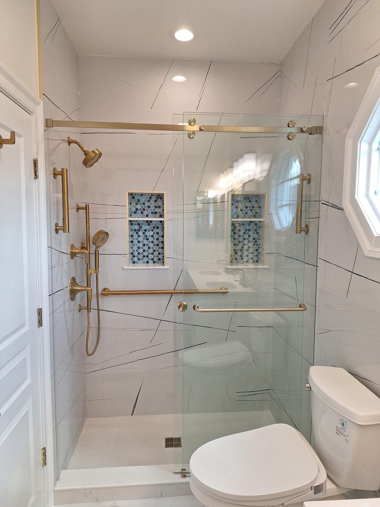 Guest Bath, Tub-to-Walk-In Conversion, Northern Virginia — finished work, photo 1